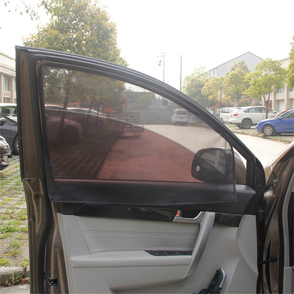 1Pcs Universal Car Window Shades Magnetische Anti-Uv Sokken Voorstoelen Gordijnen Voor Thuis Desinfectie Schoon # C