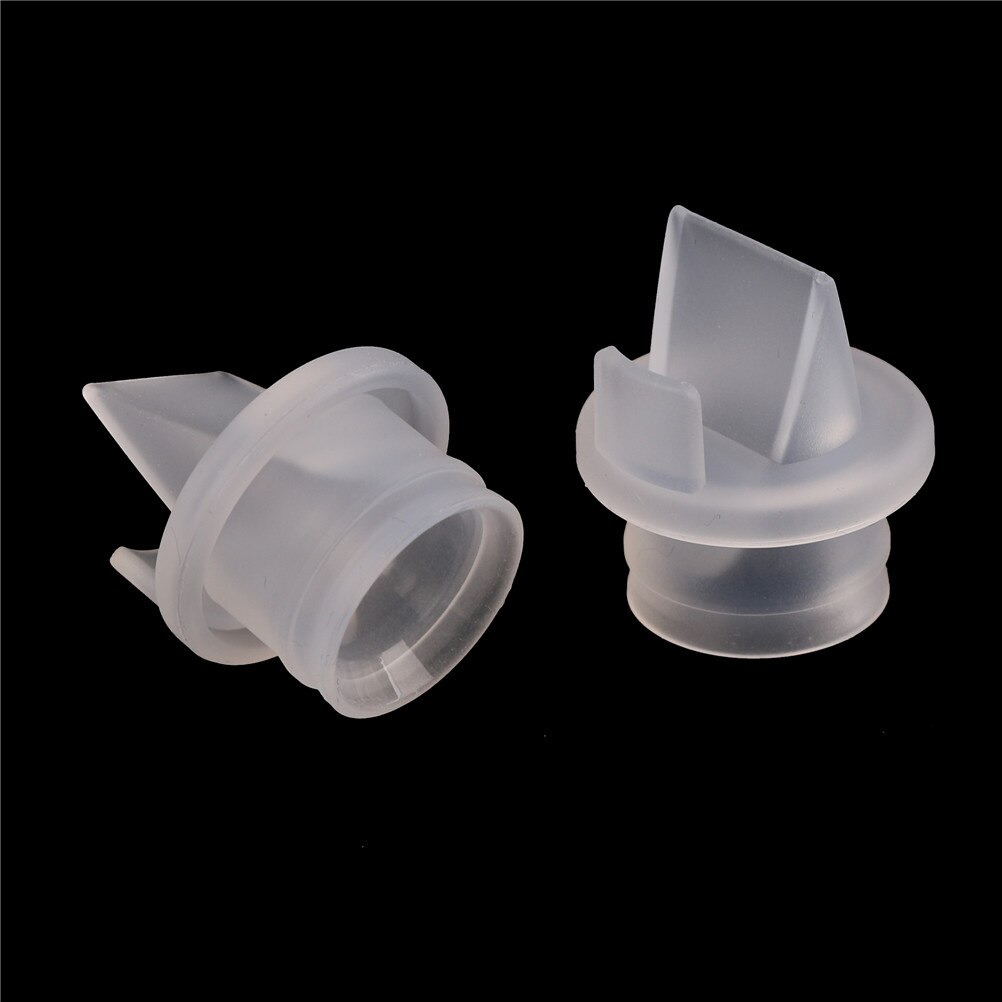 2PCS Portable Solid Color Protection Breast Pump Accessories Duckbill Valve Replacement Supplies For Baby Backflow