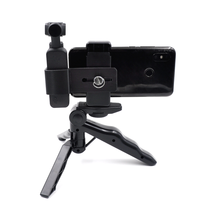 DJI OSMO Pocket Fuselage Holder Tripod Connection Mount Fixed Bracket with Phone