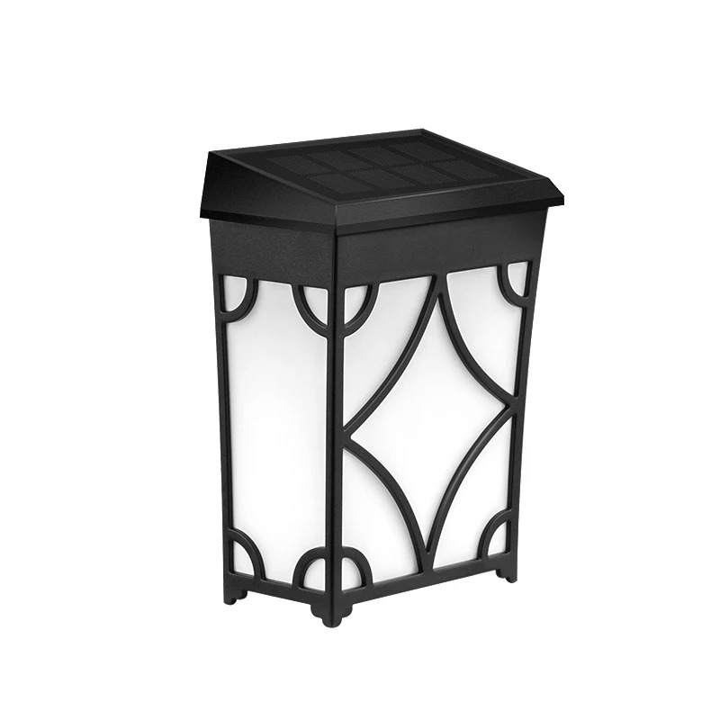 Verlichting op zonne-energie Buitenwas Wandlamp RGB en warmlicht Waterdicht voor Patio Tuin Balkon Landschap Decoratieve verlichting: Default Title