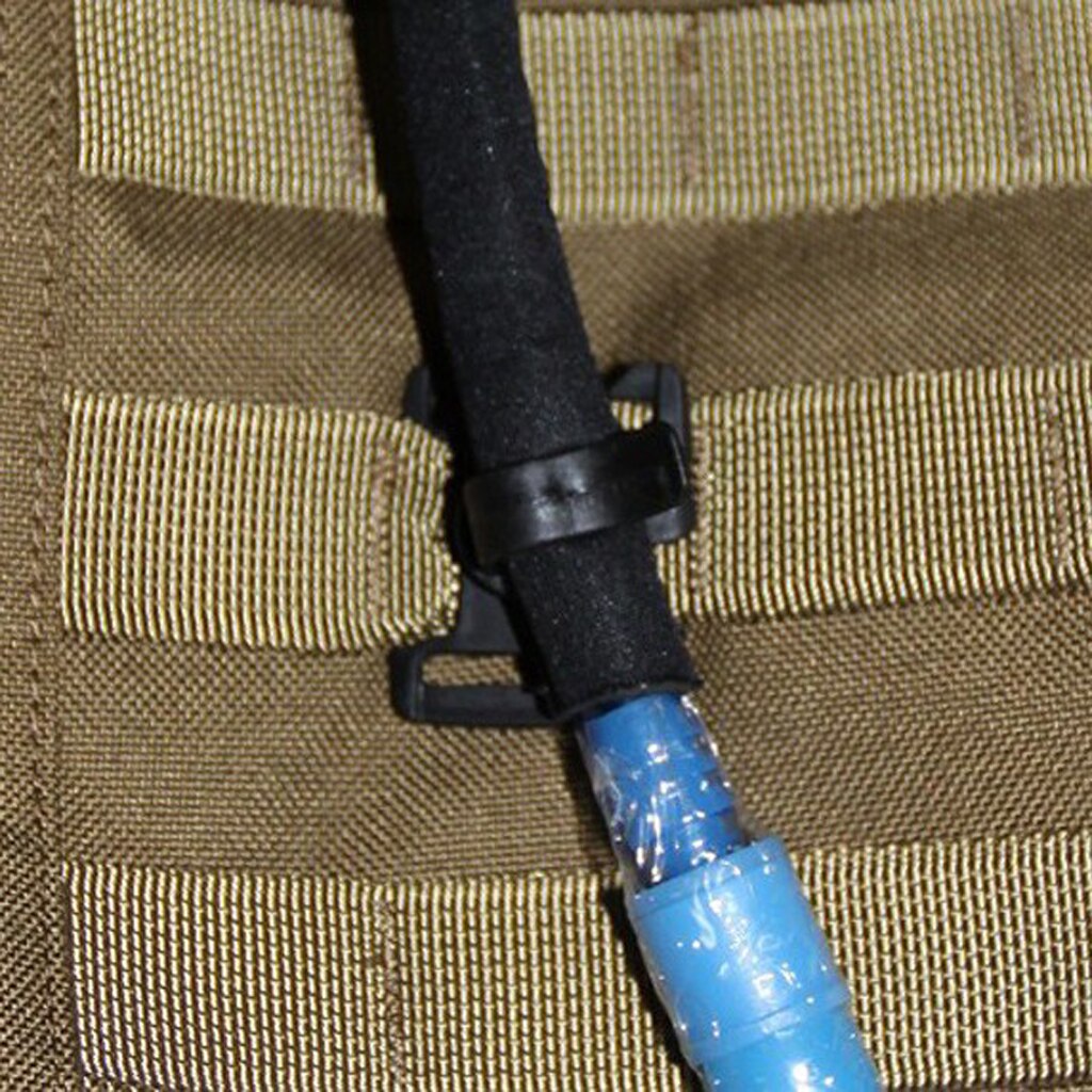 Drink Tube Holder Clip Buckle for Water Bladder Hydration Pack System Accessories,3 Pieces