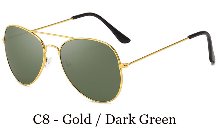 NODARE 3026 Pilot Sunglasses Women/men Classic Brand Aviation Sun glasses Retro Outdoor Driving Oculos De Sol 3025: C8