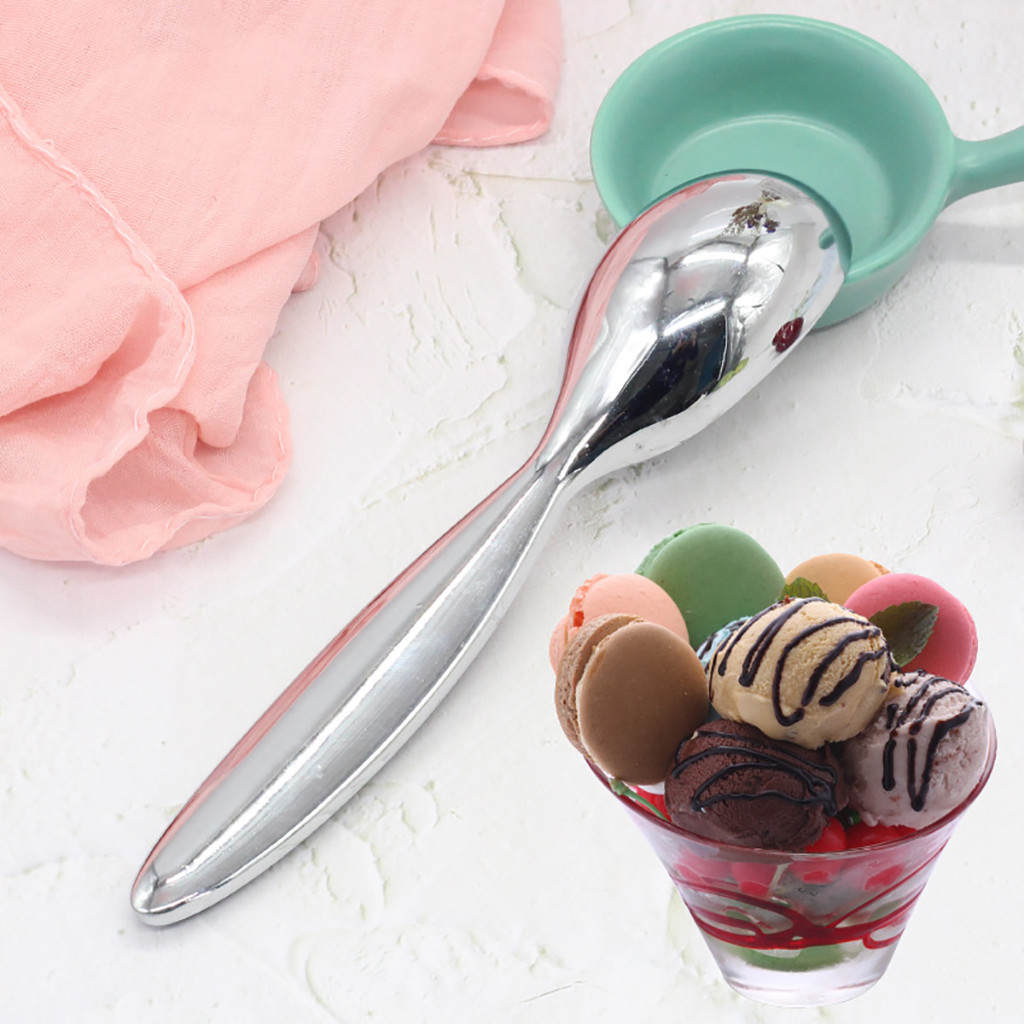 Kitchen Ice Cream Mash Potato Scoop Stainless Steel Ice Cream Scoop For Mash Fruit Food Spoon Kitchen Tools