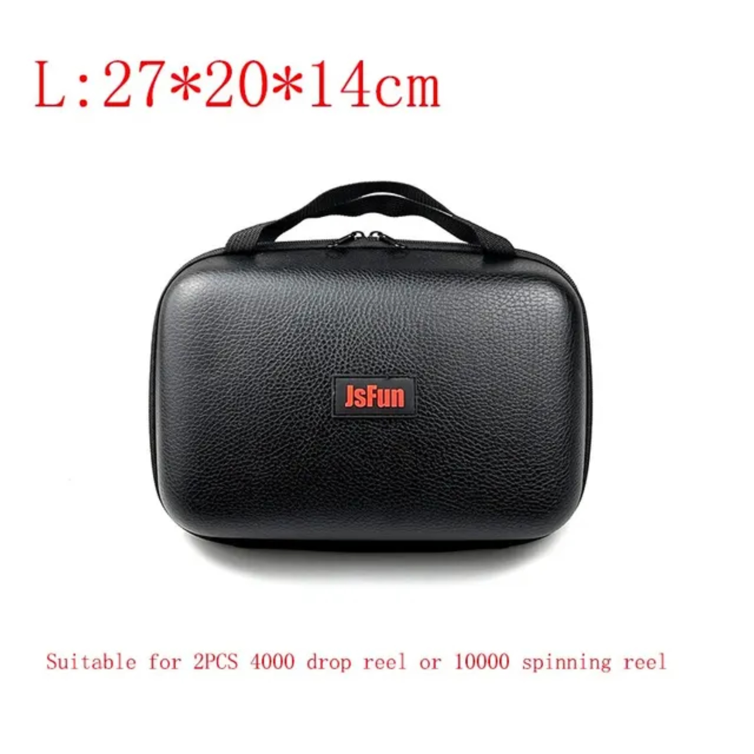 S/m/l spinnefiskeri pu-etui fiskehjul stødsikker vandtæt fiskegrejsetui 1-2 fiskehjul bfs baitcaster: Guld