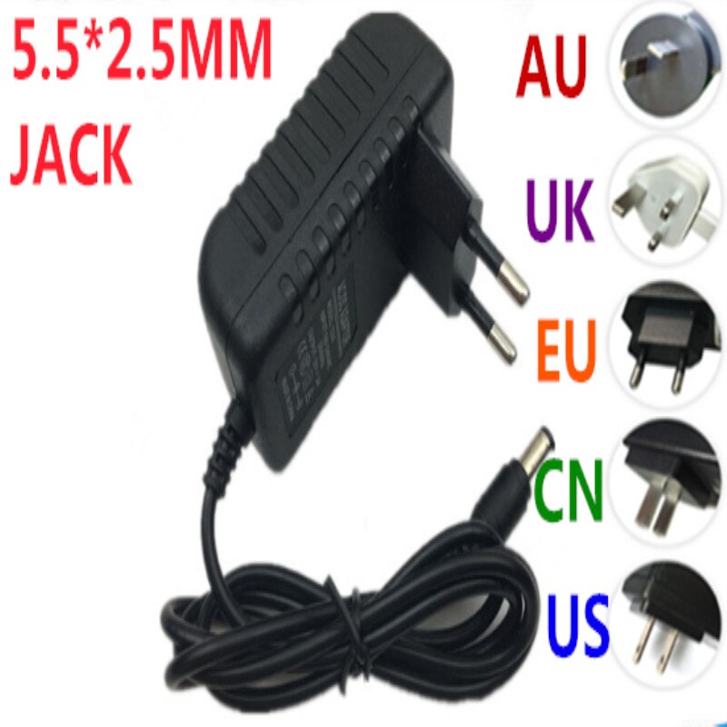 Ac Dc Adapter 5.5*2.5Mm Jack 12 Volt Voeding Adapter 110 220V Naar 12 V 1A 2A 3A 4A 5A 6A 8A Power Adapter Betere