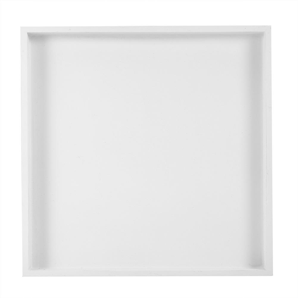 Multi-purpose Desktop Storage Organizer Valet Tray for Jewelry Food Cosmetics White Tray