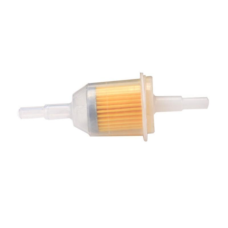 Filtro de combustible en línea de Gas, 6MM-8MM, 1/4 ", para cortacésped, motor pequeño, filtros de aceite de motocicleta, Piezas de motocicleta, 10 Uds.