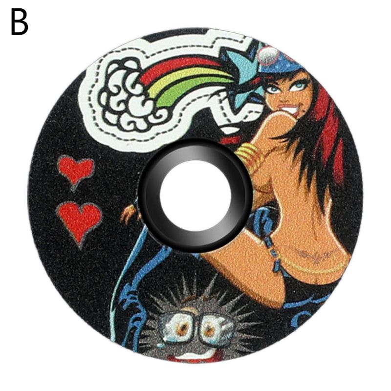 MTB Road Bike Bowl Cover Bicycle Stem Top Cap for 28.6mm Fork Tube Headset Cap: B