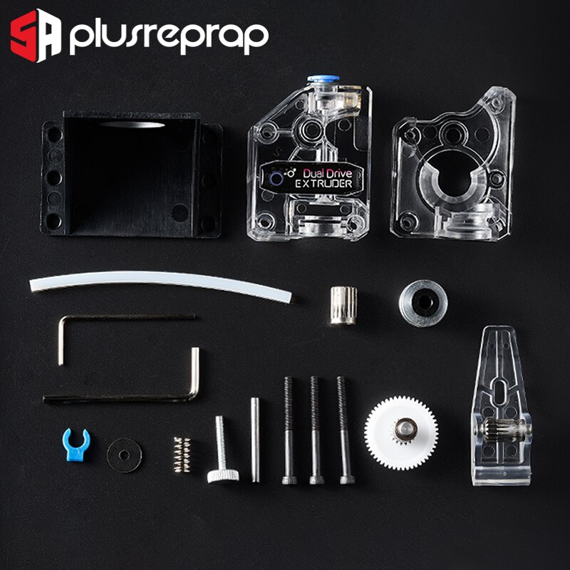DDE Cloned Btech Dual Drive Bowden Direct Extruder for 3D Printer MK8 V6 Ender-3 CR10 For 1.75mm TPU/TPE Flexible Filament