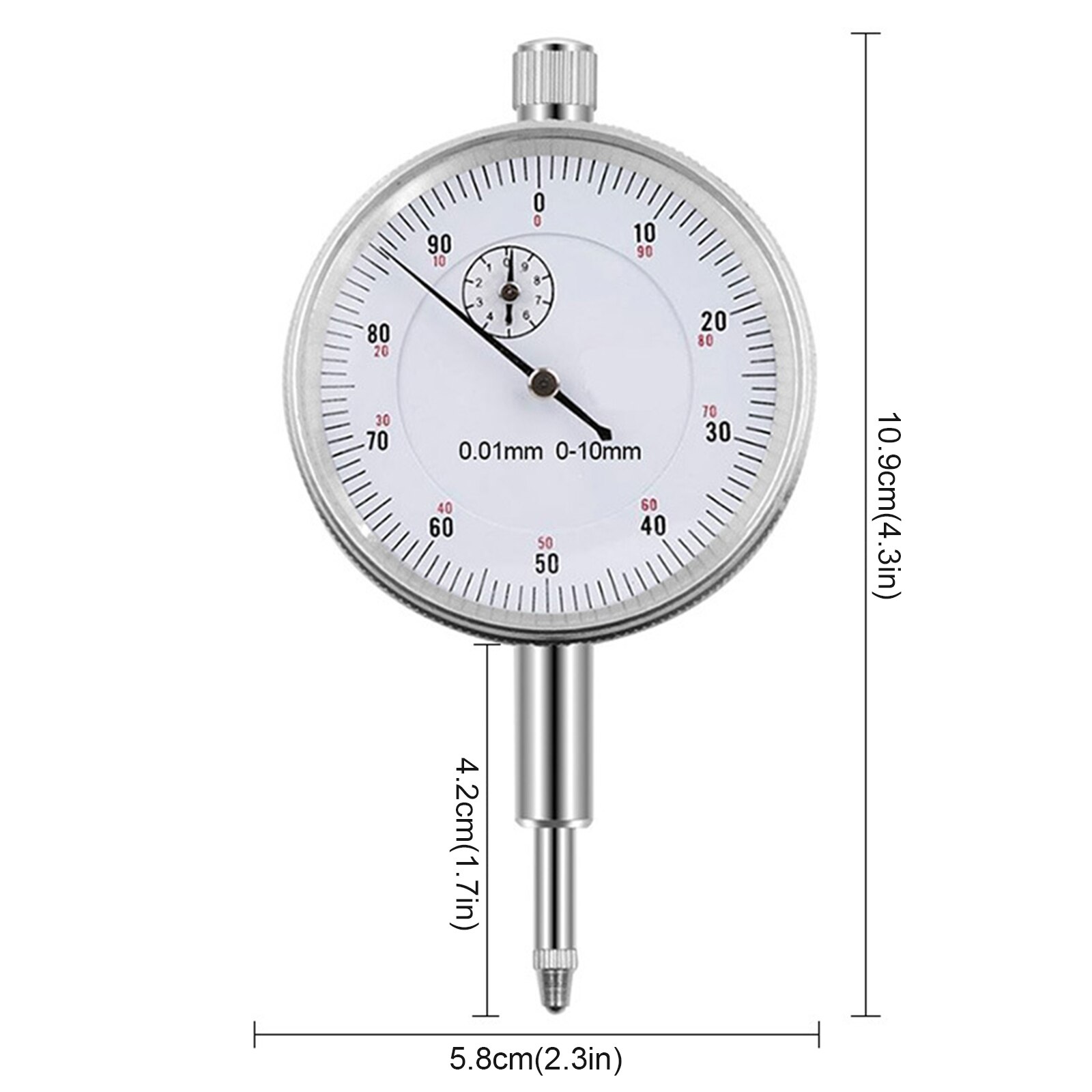 Inner Diameter Gauge Dial Indicator Measuring Tool Portable High Accuracy 50-160mm Metal Dimensional Measurement