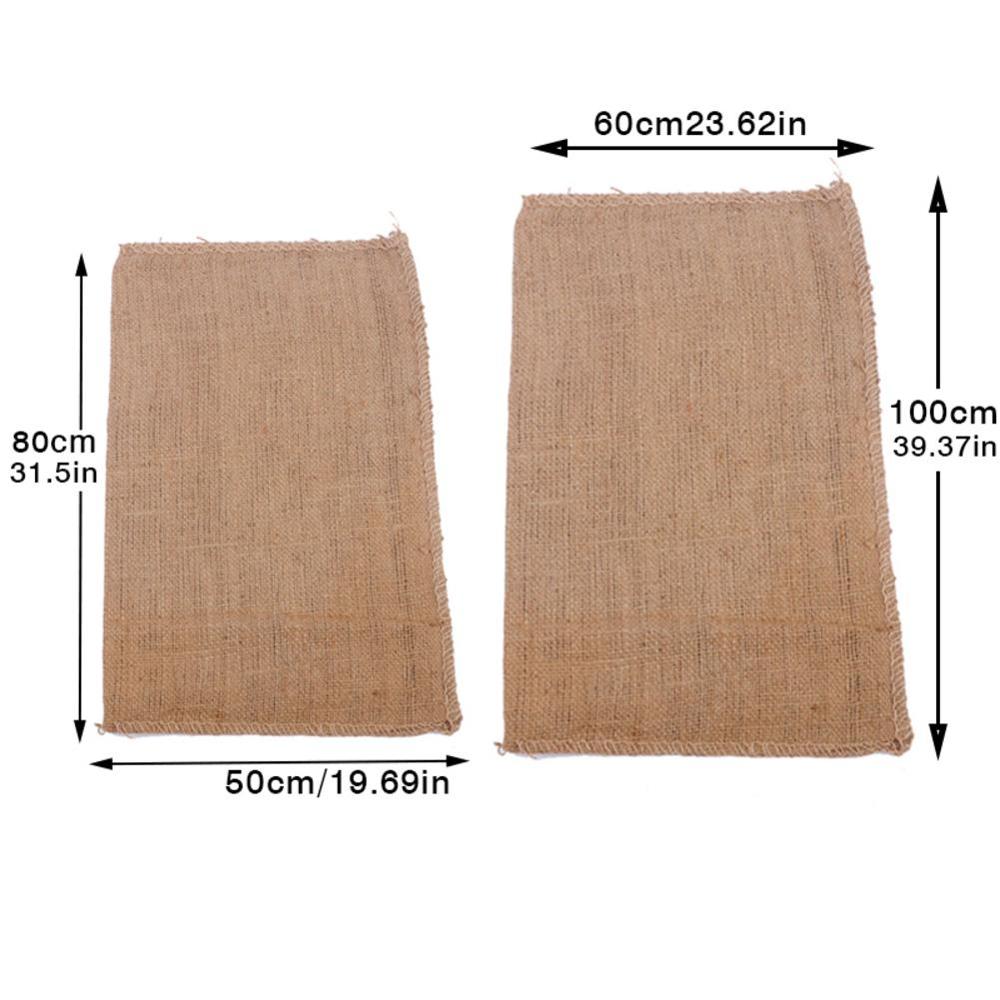 Potato Sack Burlap Bag Thick Woven Food Packaging Bag Large Jute Storage Bag Household Storage Products Bean Bag Organizer Bag
