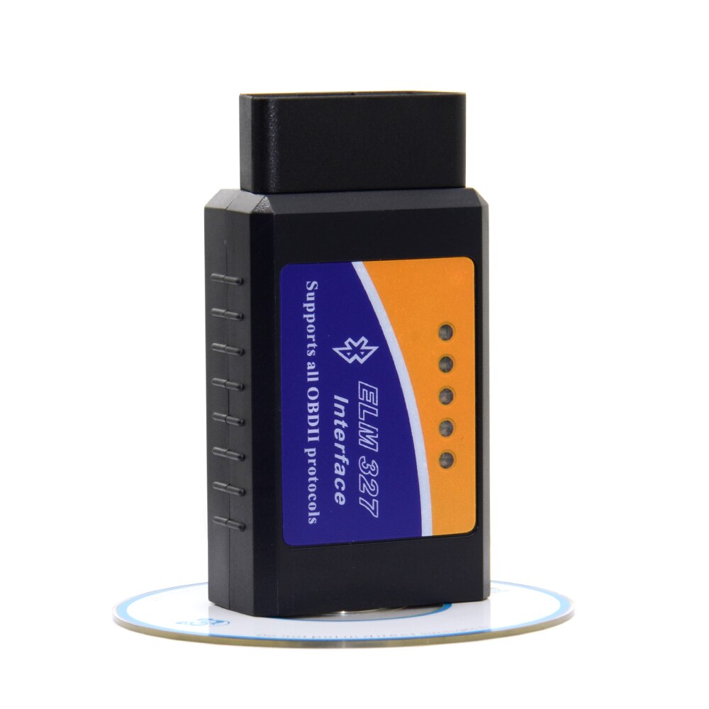 ELM V 327 adaptateur BT fonctionne sur Android Torque Elm327 Bluetooth V2.1 Interface OBD2 / OBD II Scanner de voiture automatique, 2.1