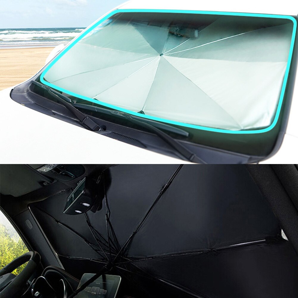 Capa protetora contra solar para para-brisa, cobertura automotiva, para-sol, para janela frontal, proteção para vento, acessórios para veículo
