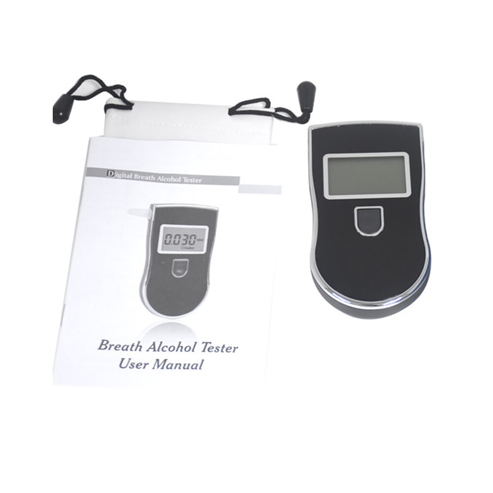 Police Alcohol Tester Digital Breathalyzer LCD Display Breath Analyzer Portable Alcohol Detector Gadgets Drive Safety