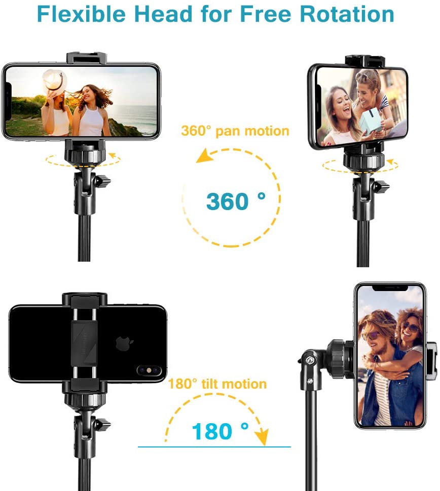Stativ til telefon med bluetooth mobiltelefon holder stativ stativ til ipad kamera fotografering selfie stick vlogging live tiktok