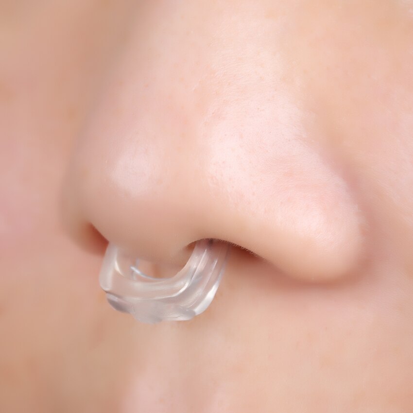 1pc mini anti-snorken næseprop næseklemme snorkemagnetisk næseklemme voksen med kasse til at sove sundhedsplejeværktøj