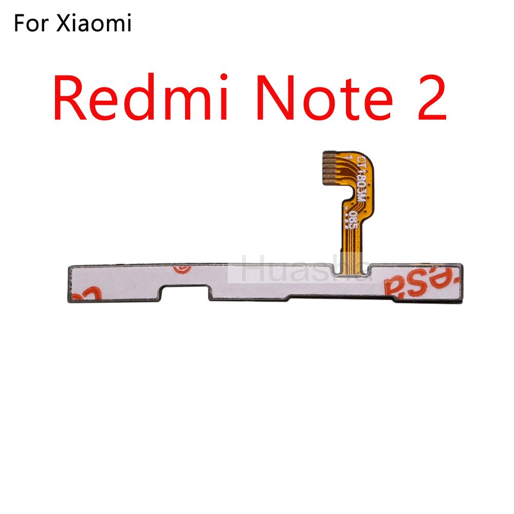 Power Volume Button Switch On Off Button Flex Cable For Xiaomi Redmi 3 3S 4A Note 2 3 4 5 Plus Pro 4X S2: Redmi Note 2