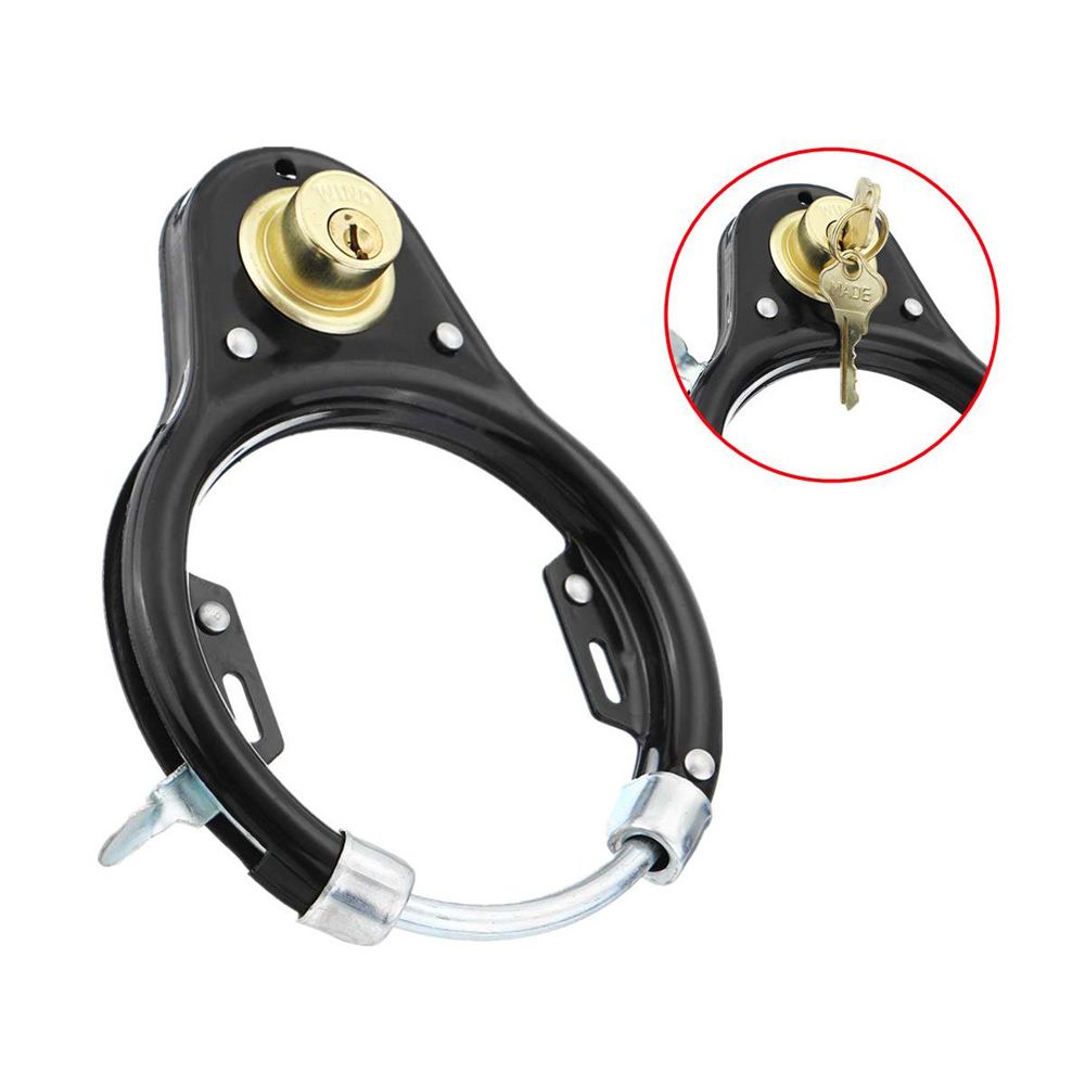 Accesorios para bicicleta, seguridad duradera para motocicleta con llave, candado antirrobo para rueda, suministros para bicicleta, candado para bicicleta