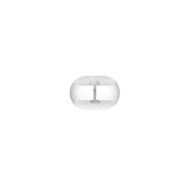 VIKEFON Cable Cord Wire Organizer Silicone USB Cable Winder Management Clips Self Adhesive for Mouse Keyboard Headset For iPhone: Red