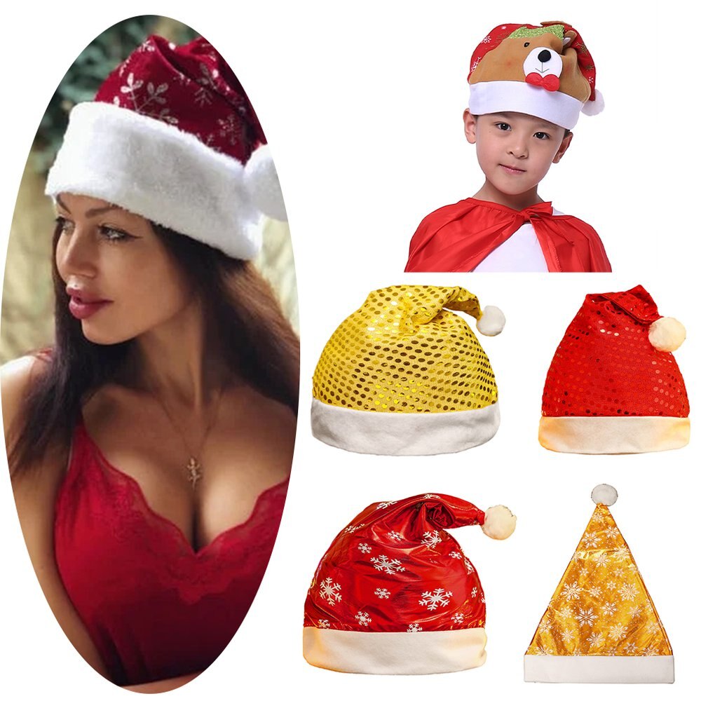 Christmas Decorations Christmas Hat Fancy Dress Cosplay Props Party Accessories Cartoon Christmas