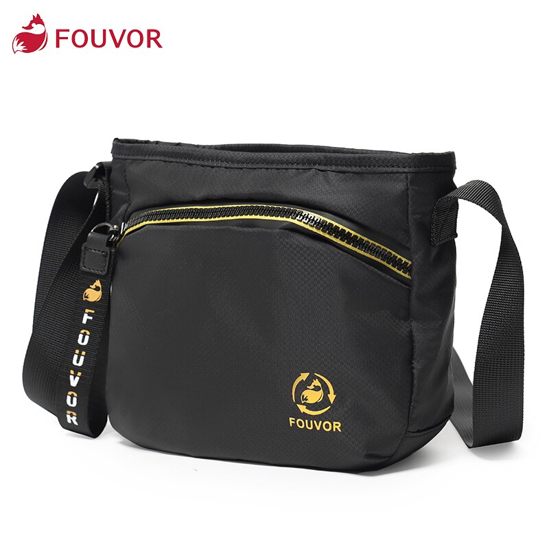 Fouvor Outdoor Reizen Kleine Tas Vrouwelijke Tas Oxford Doek Schouder Tas Dames Casual Canvas Tas 2930-15: black