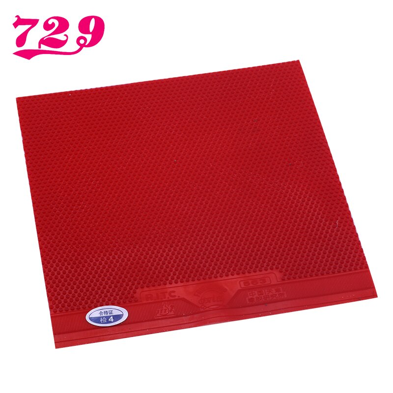 Amistad 729 563 pips-out Tenis de Mesa buey de goma sin esponja ping pong de goma