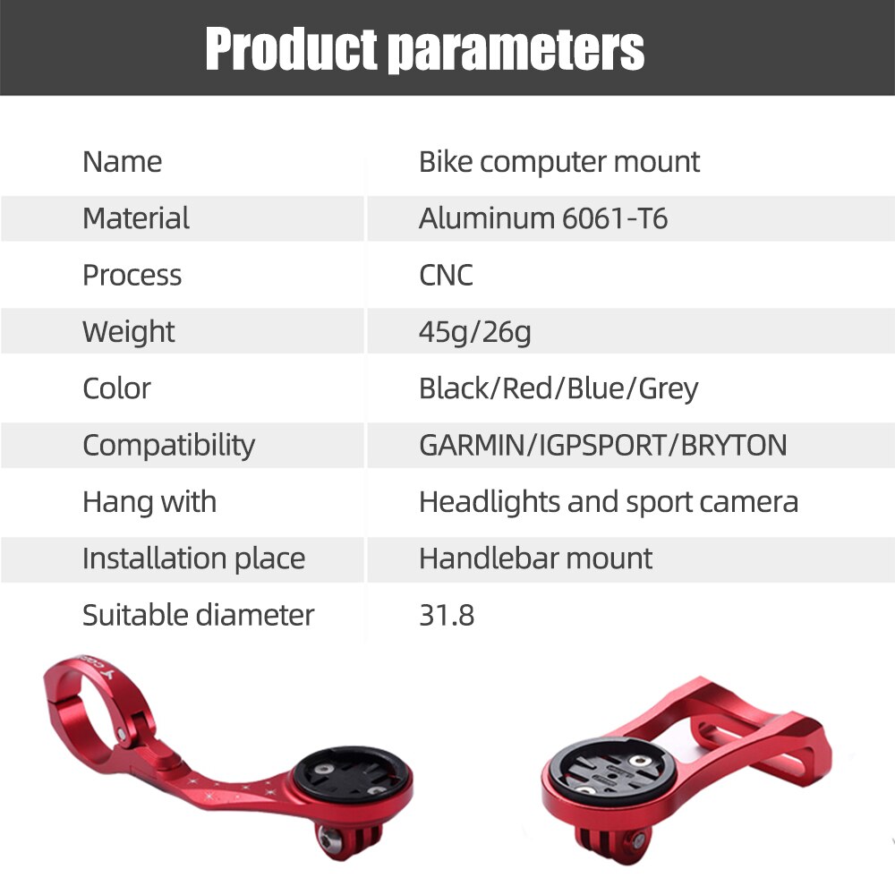 Garmin Mount Bike Computer Houder Fiets Bryton Gop... – Grandado