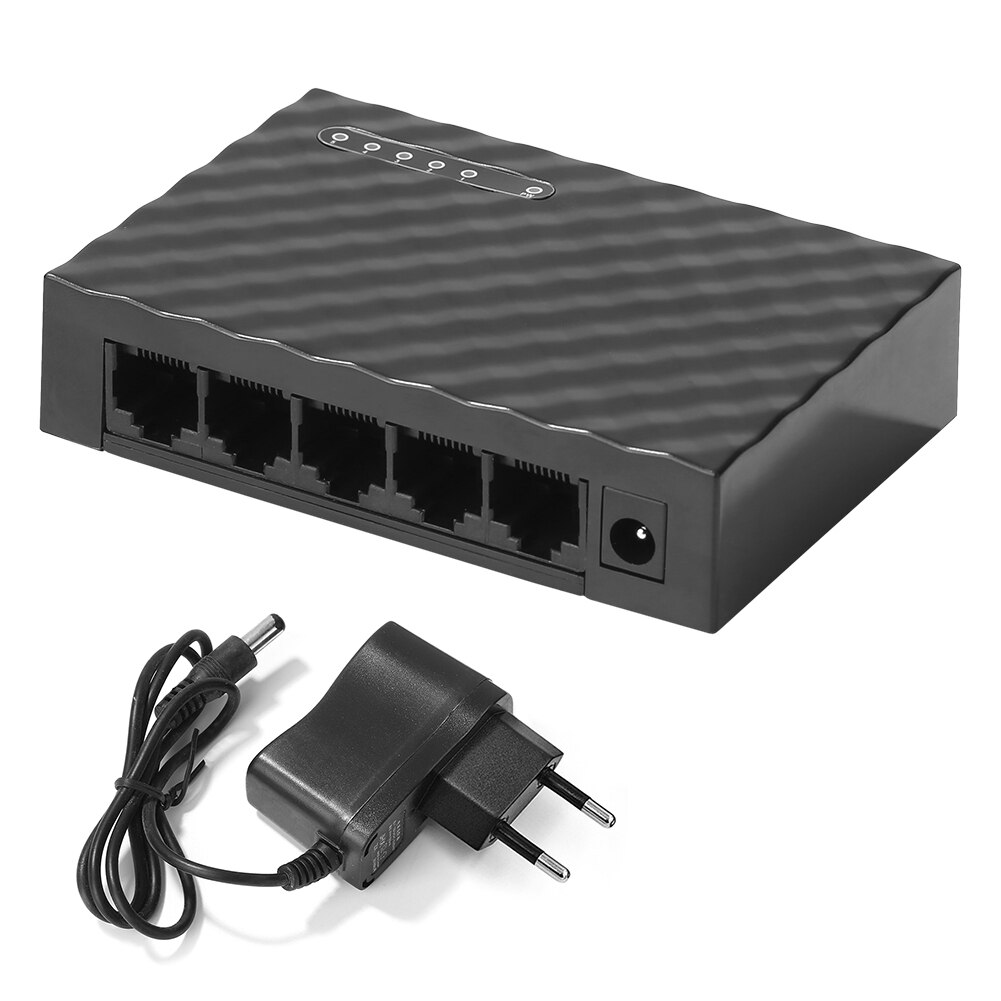 10/100/1000Mbps Fast Gigabit Switch 5 Port Mini RJ45 Desktop Ethernet Netwerk Switch Lan Hub Adapter switching Hub Shunt
