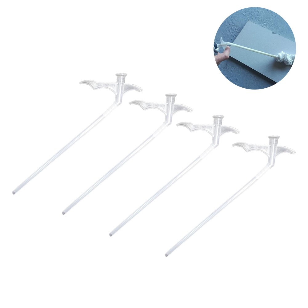 10pcs/pack Spray Foam Tubes Nozzle Gap Filling Easy Install Transparent Woodworking Connectors DIY Duct Insulating