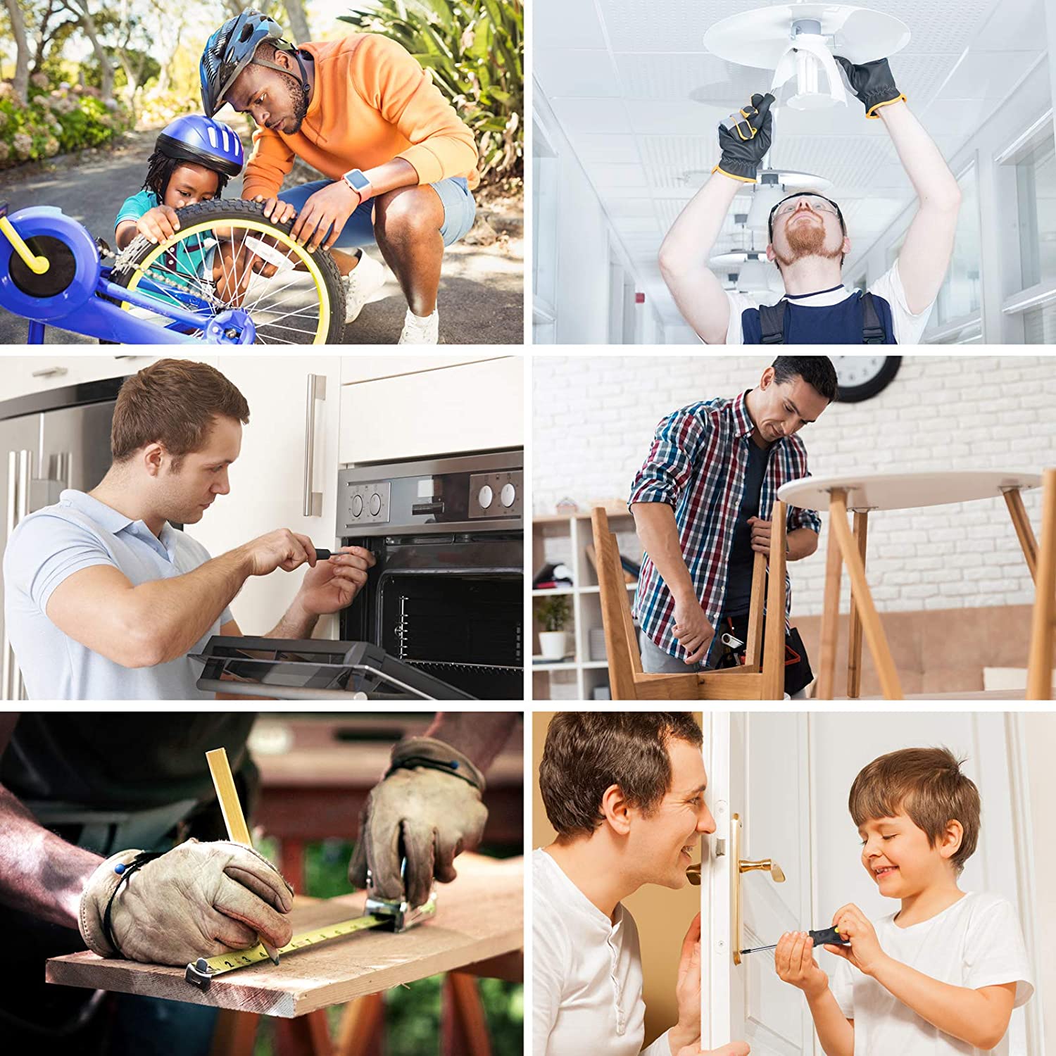 78 Piece Household Tool Set Box Including Screwdrivers SetSockets, Clamp Hammer, Tester Pen and Most Reached