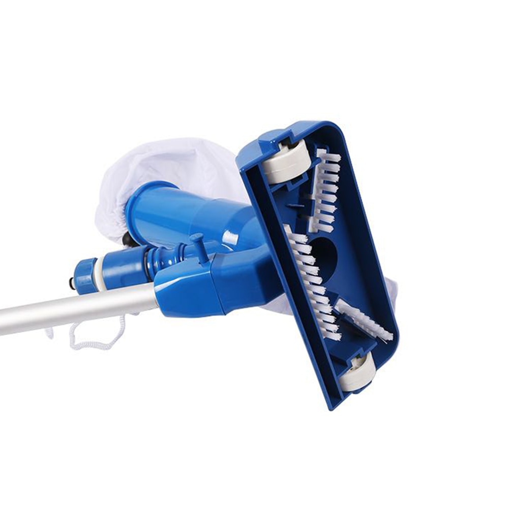 Portable Pool sweeper Sweep device swimming pool vacuum brush head kit With Long Telescopic Rod Dust Remover Pool Cleaning Set