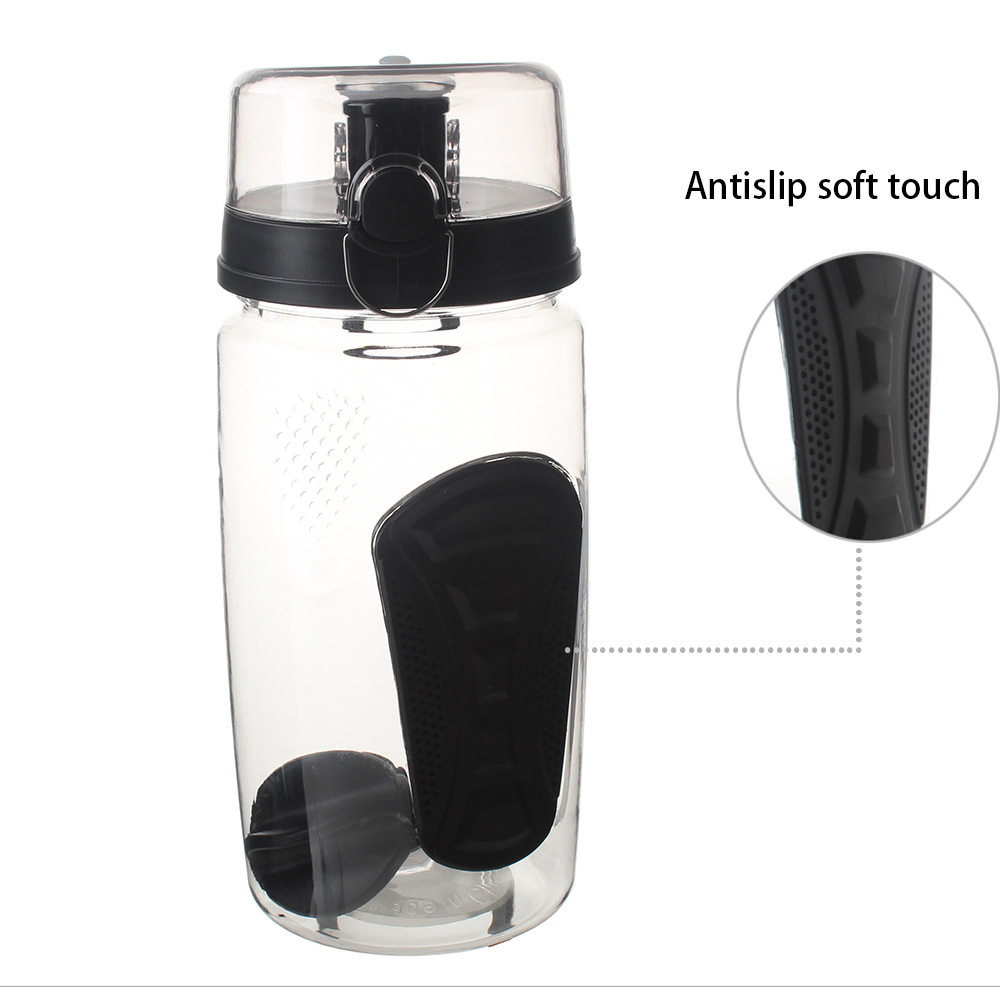 Botella agitadora de proteínas de suero de leche de 750ml, coctelera de nutrición deportiva de plástico, proteína muscular en polvo, botella de agua Vortex