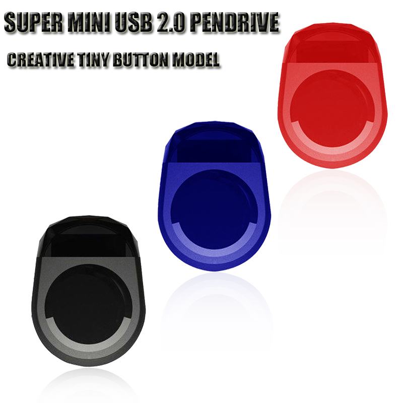 USB Flash Drive 128GB Pen drive 32GB 8GB impermeable botón mini modelo Pendrive 64GB 16GB de memoria Flash USB tarjeta usb 2,0 Stick