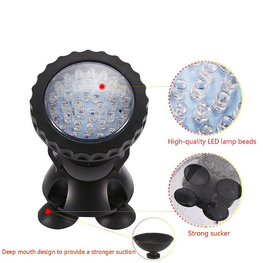 Wakyme Zwembad Licht Waterdichte Rgb Onderwater Lamp Led Spot Licht Afstandsbediening Aquarium Spotlight Tuin Landschap Lamp