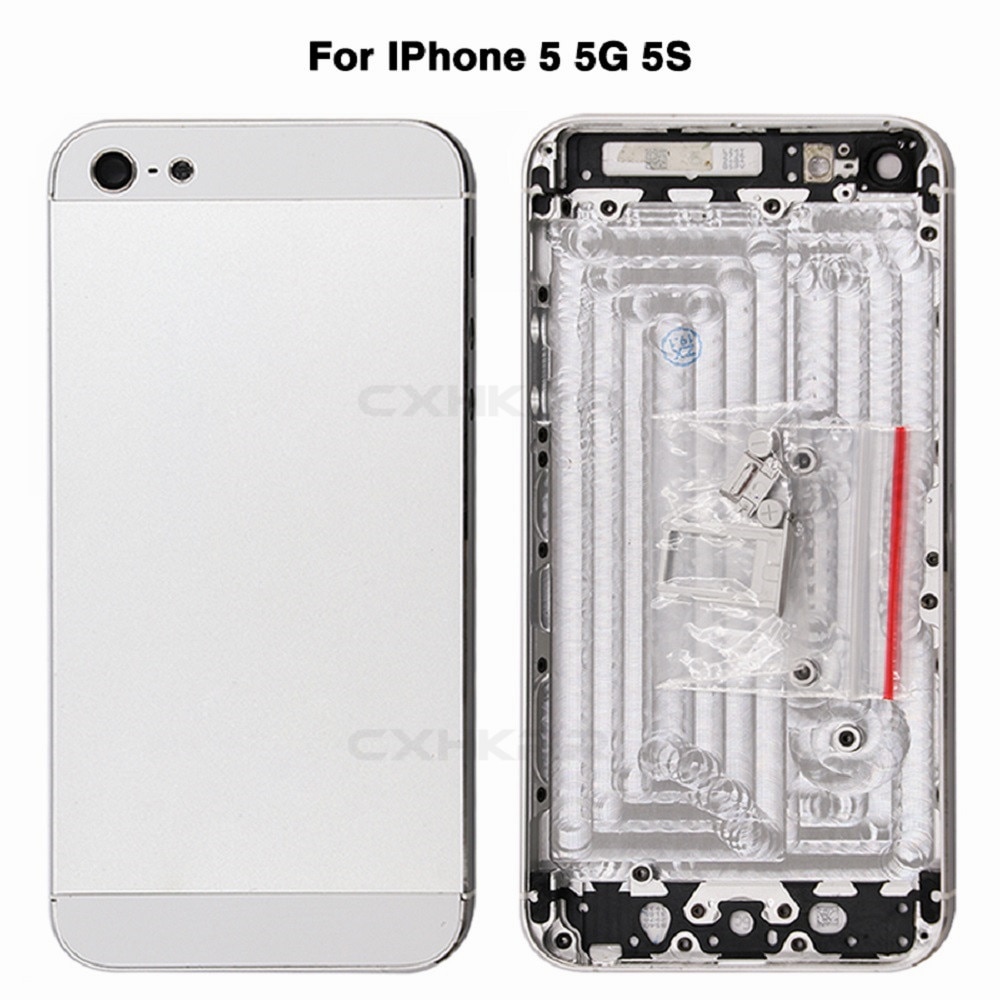 Achterkant behuizing voor iphone 5s batterijklepje achterklep behuizing voor apple iphone 5 se achterkant 6 6s plus middenbehuizing behuizing vervangen