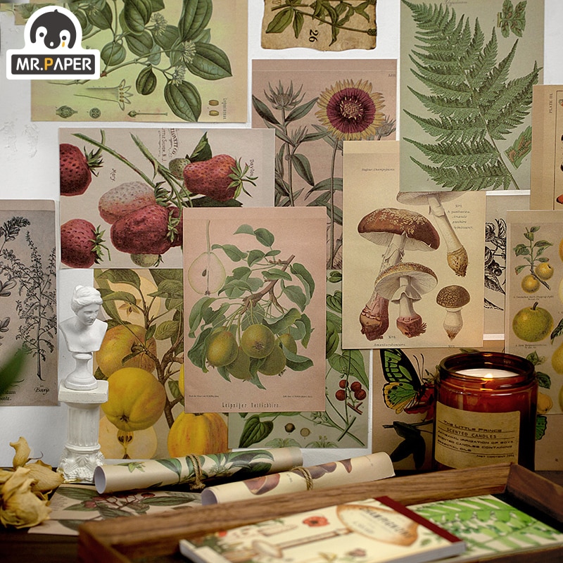 Mr.paper 30Pcs 6 Styles Plain Sheet Stickers DIY T... – Grandado