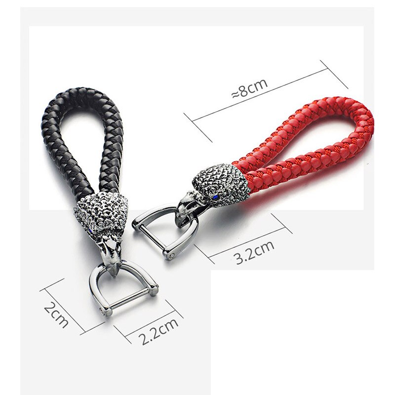 Biltilbehør læder metal nøglering nøglering nøglering ørn form til citroen mazda opel astra volvo fiat kia bil styling