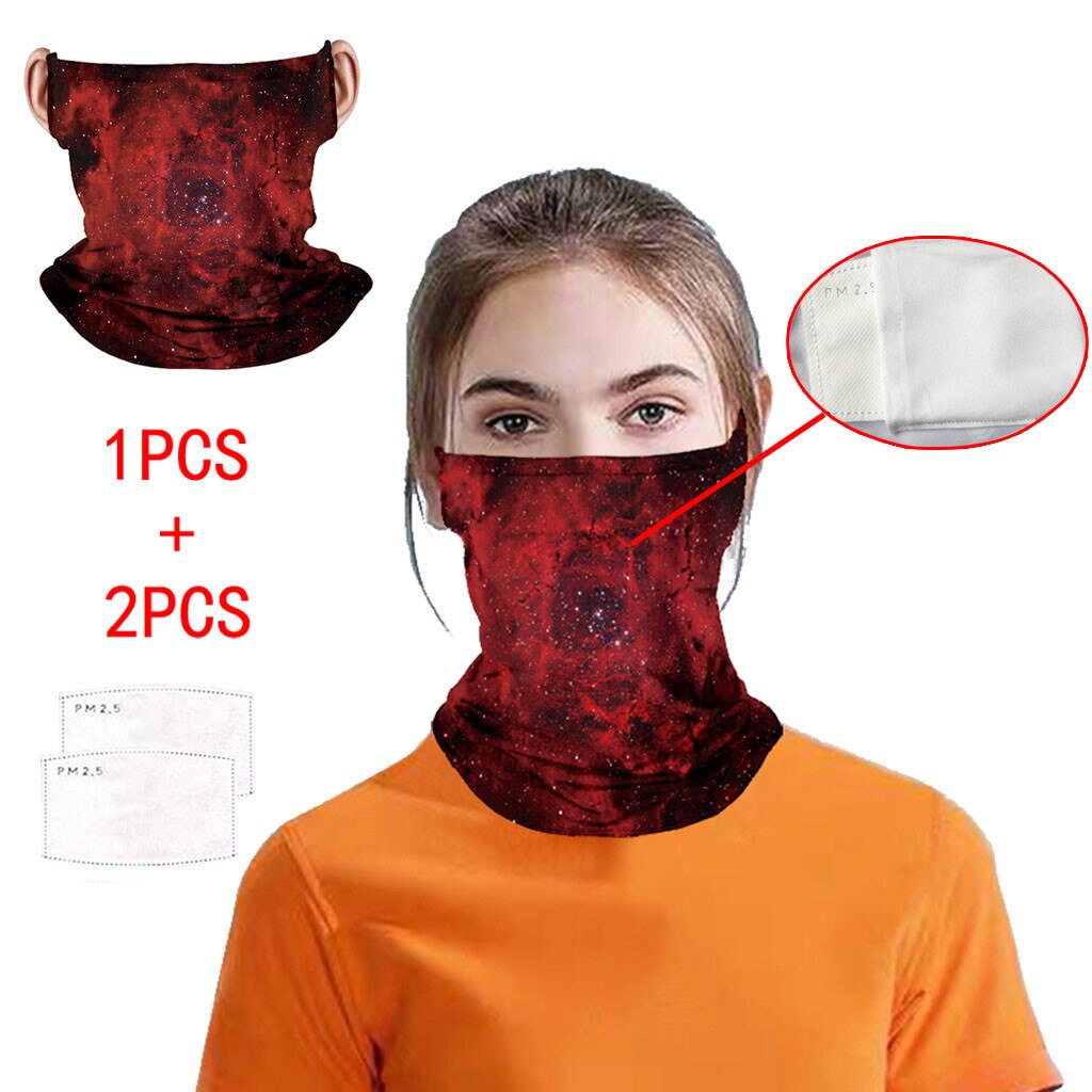 Face Cover Hiking Scarves Magic Scarf Outdoor Cycling Headwear Protection Neck Bandana Sport Tube UV Funny Print Scarf Scarves: D