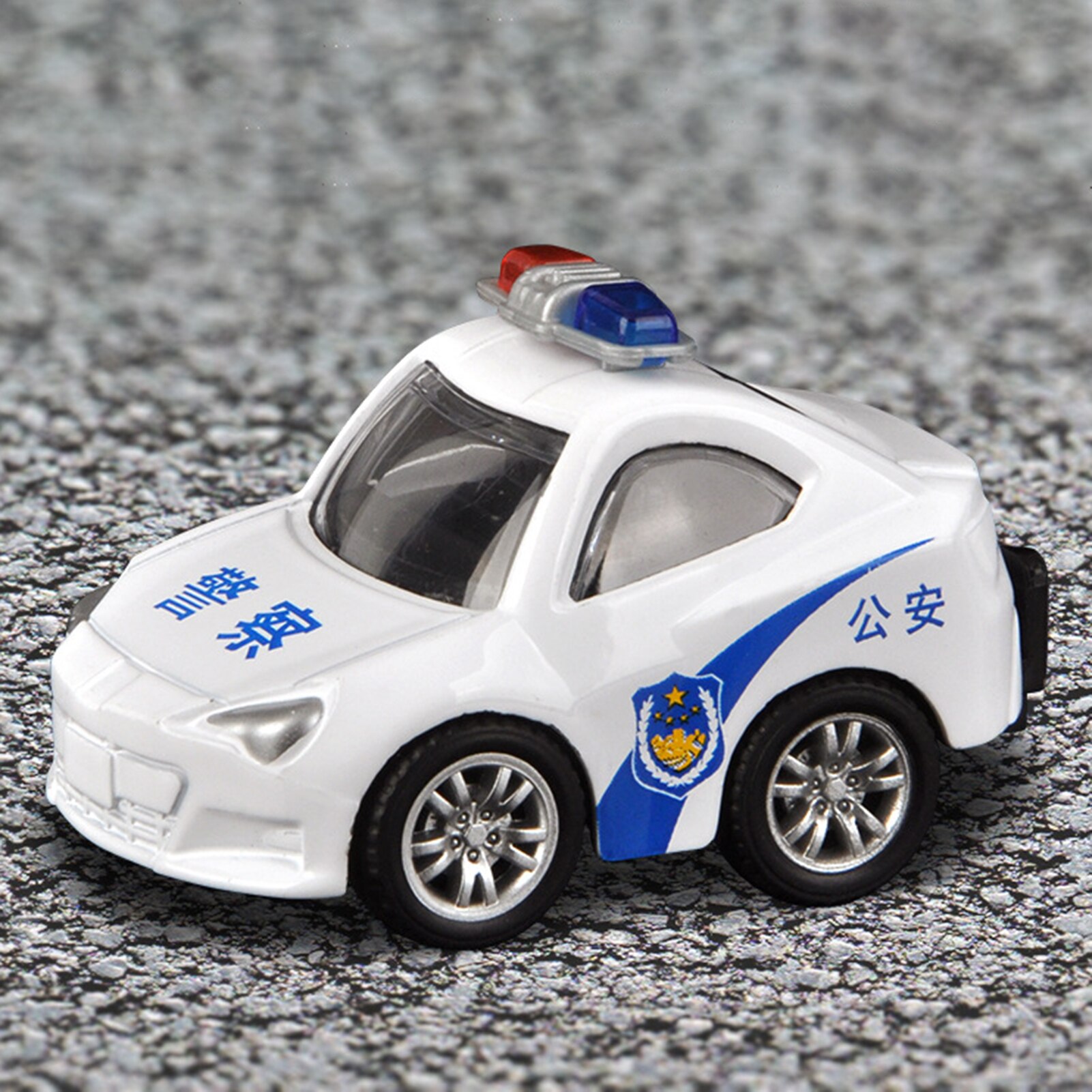 Mini Metal Pull Back Police Car/Trucks/School Bus/Ambulance Kids Toys Vehicles