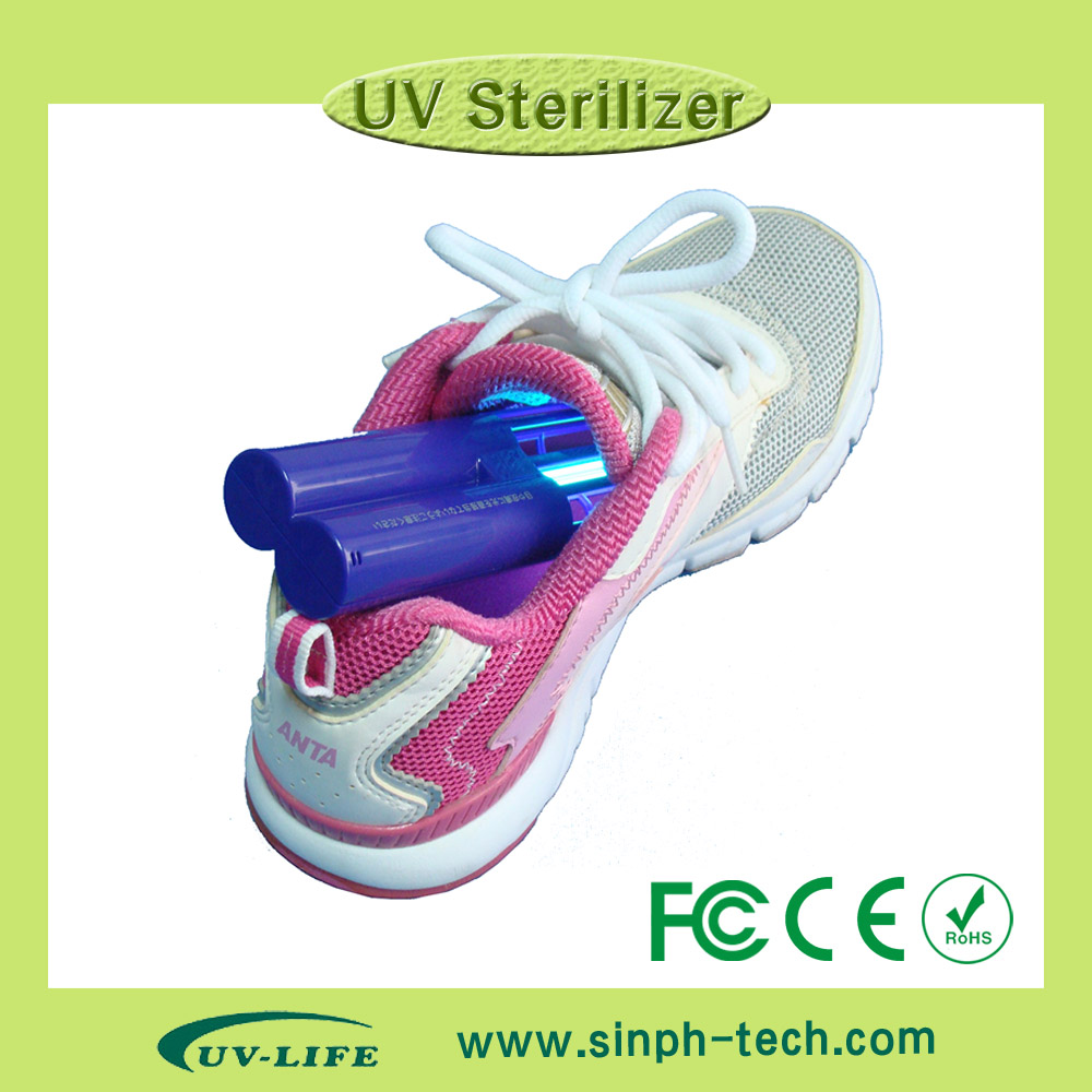 UV-C sport schoen deodorant geur elimineren UV schoenen sterilisator boot sanitizer