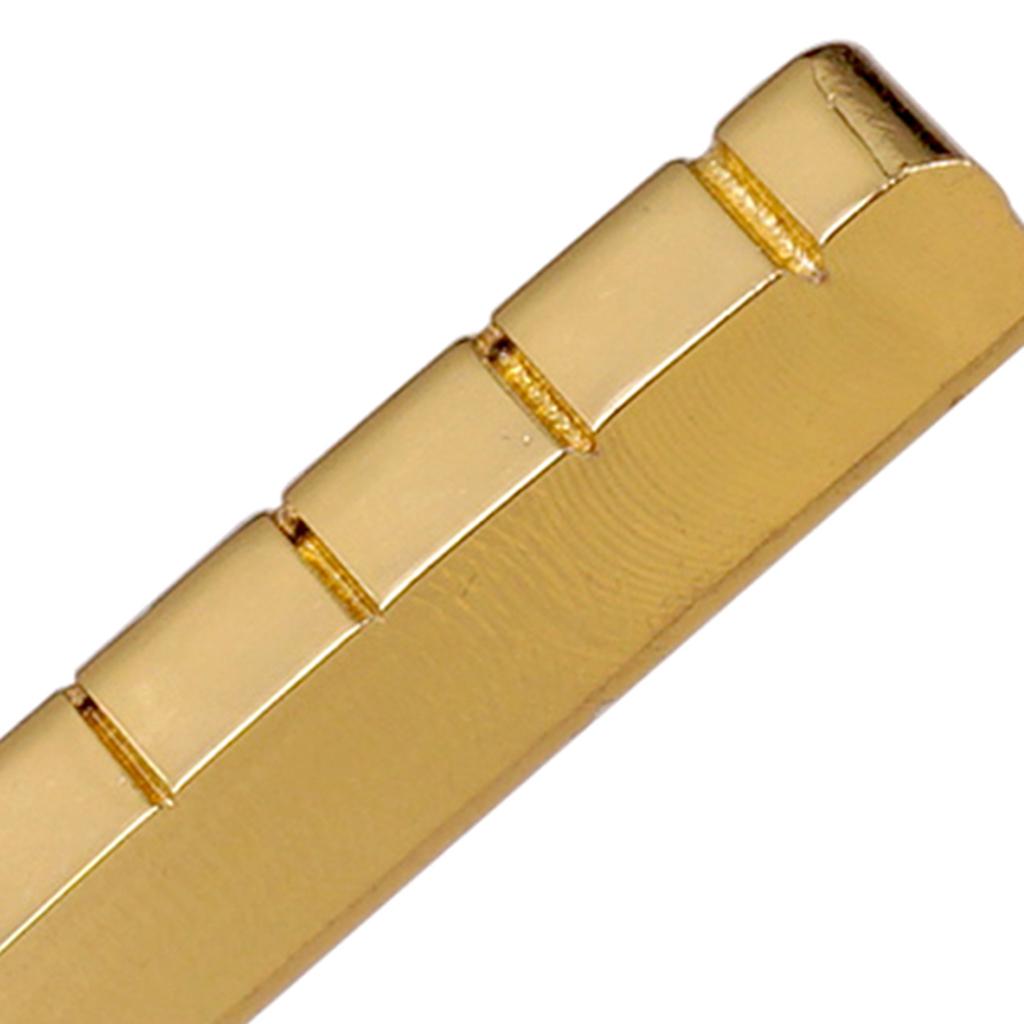 Brass Guitar Nut Exquisite Slotted DIY for Electric Guitars