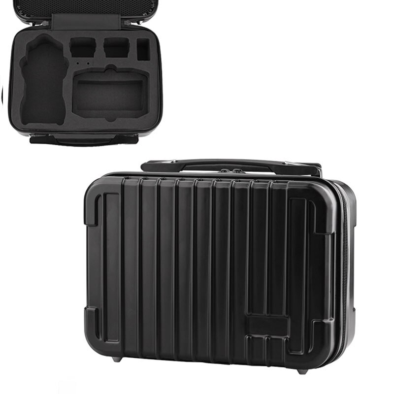 Étui de transport Portable à coque rigide pour DJi Mavic Air 2 sac de rangement étanche boîtier antichoc pour accessoires mavic air2: B  Black