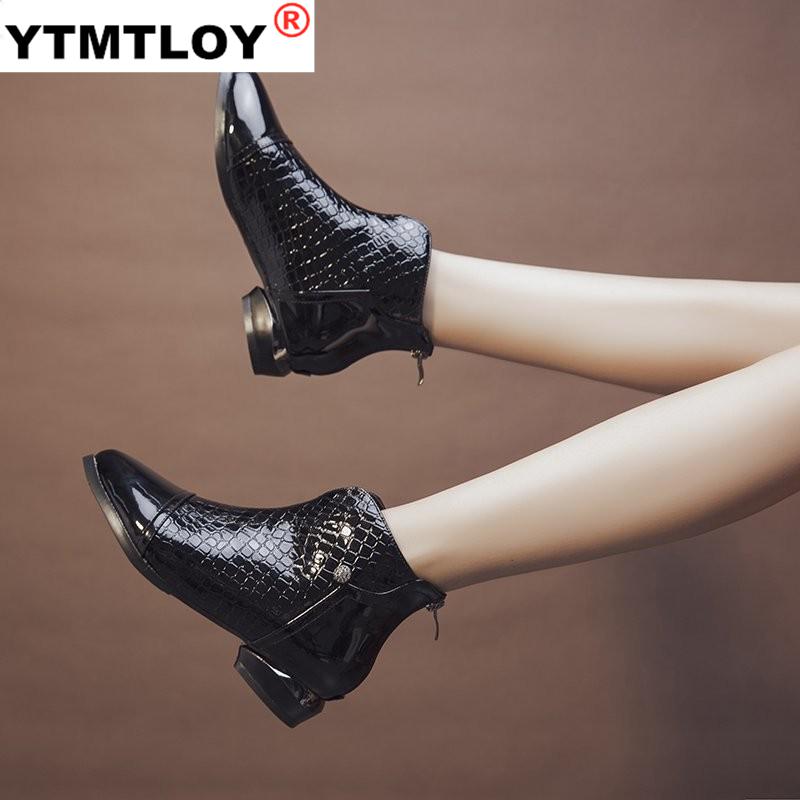 Lady Boots Pointe Shoes Ankle Booties Women Luxury Boots-women Ladies Pointy Rubber Med Low