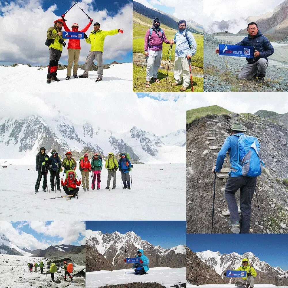 210g/pc Nordic Walking Stick Carbon Fiber External Quick Lock Trekking Pole Hiking Telescope Stick Shooting Crutch Senderismo