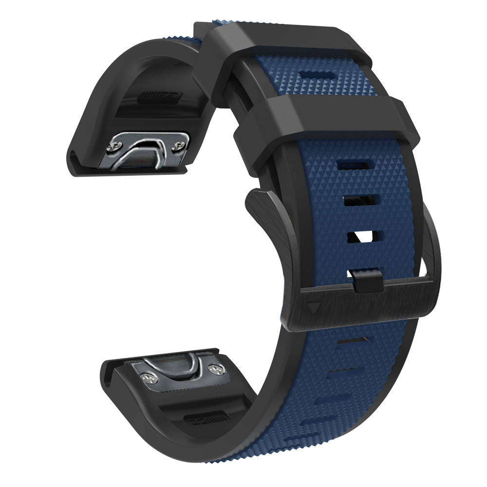 26mm Sport Silicone Watchband Wriststraps for Garmin Fenix 6X Pro 5X Plus 3 3HR Easy Fit Quick Release wirstbands Correa: J