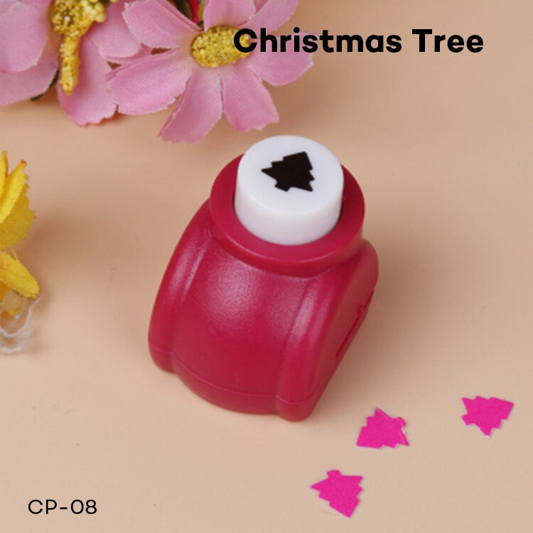 Mini bilden Handwerk schlagen Zubehör Kleine Präge Maschine Blumen Sammelalbum DIY Locher Scrapbooking Werkzeuge: Christmas Baum