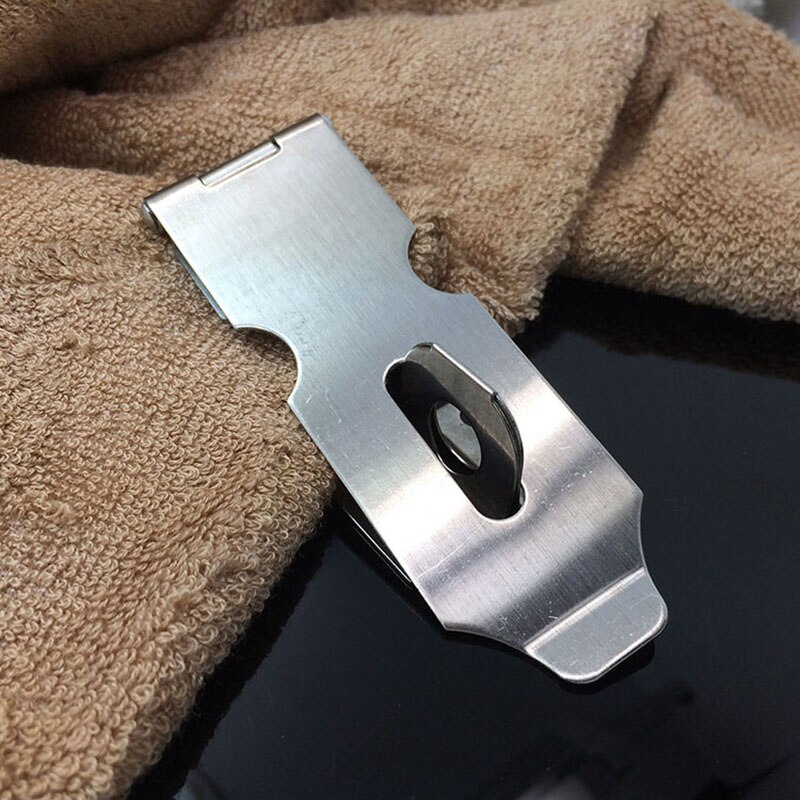 Stainless steel door latch can be added padlock cabinet door door door latch door nose old padlock buckle