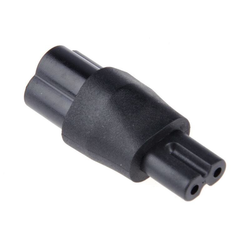 Iec 320 c6 to c7 ac adapter, velcon iec 3 polet han to 2 polet figur 8 hun strømforsyning, iec c7 to c6 ac konverter