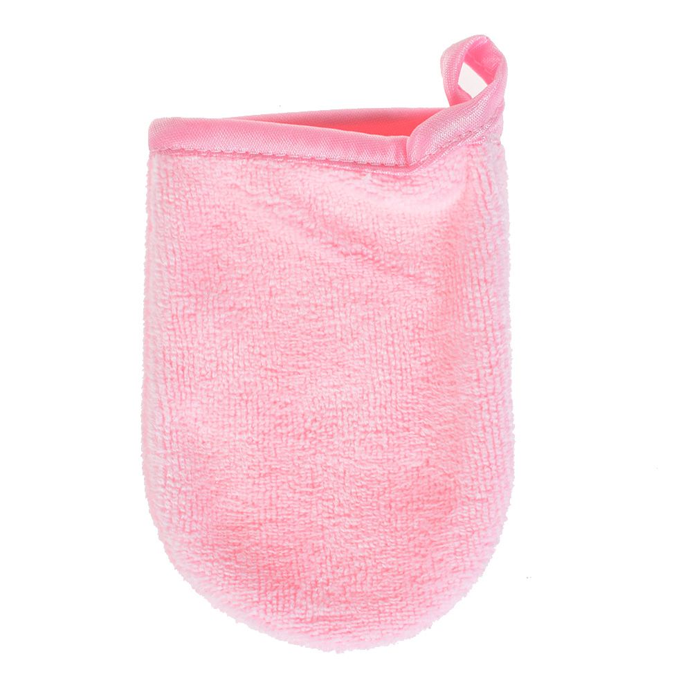 Toalla Facial de microfibra reutilizable, 6 colores, desmaquillante, guantes limpiadores, guante de goma, herramienta de 13x10 cm,