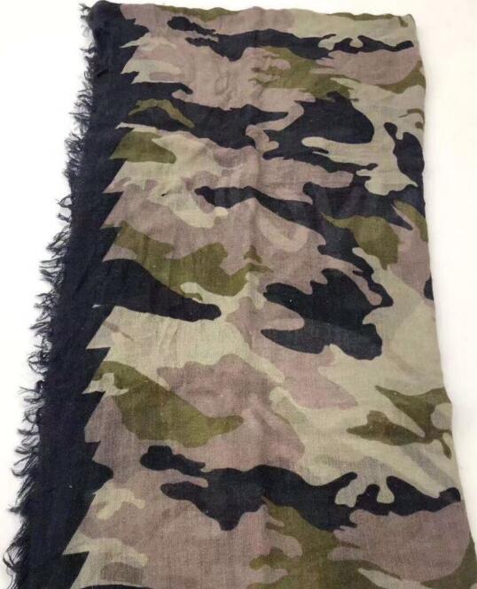 Sommer camouflage trykte kvinder tørklæde slogon store bomuld bløde tørklæder kvast